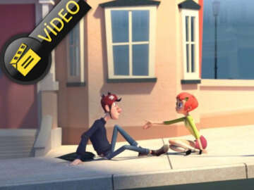 Romantik Animasyon: Şanslı Kız, Şanssız Adam...