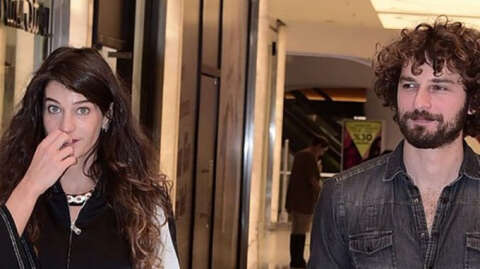 Berrak Tüzünataç ve Birkan Sokullu çocuk mağazası gezdi