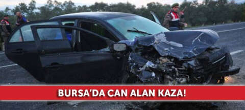 Bursa'da yaşlı çifti ölüm ayırdı