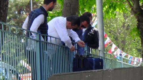 Paniğe sebep olan şüpheli valiz boş çıktı