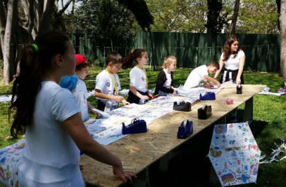 Topkapı Sarayı bahçesi çocuk şenliğine sahne oldu