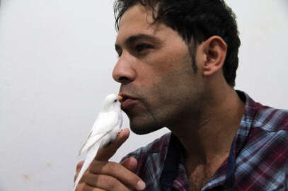 (Özel Haber) Bu kuş hem muhabbet ediyor hem dua ediyor