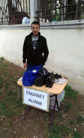 LYS sınavına alınmayan eşyalar ona emanet