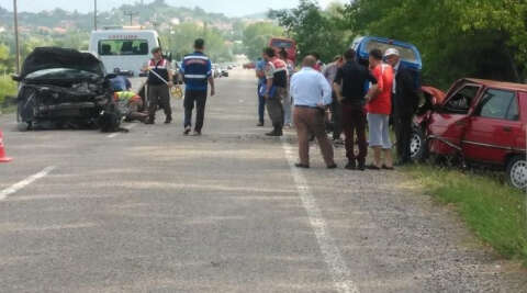 Çaycuma’da trafik kazası: 7 yaralı