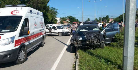 Samsun'un Terme ilçesinde trafik kazası: 1 ölü, 9 yaralı