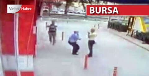 Bursa'da polisin şehit olma anı saniye saniye kamerada