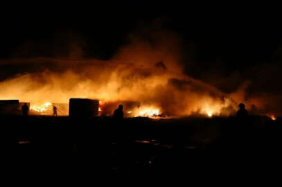 Başkent’te sanayi bölgesinde yangın