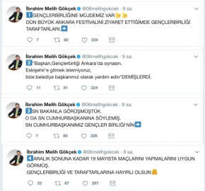Başkan Gökçek’ten Gençlerbirliği’ne müjde