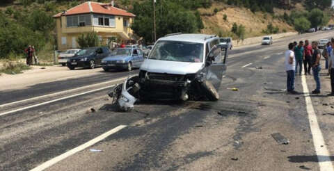 Karaman’da trafik kazası: 6 yaralı