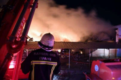 Kayseri’deki fabrika yangınının çıkış nedeni araştırılıyor