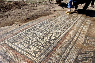 Besni ilçesindeki mozaik taşındı