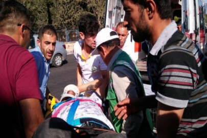 Çalışma yapılan yolda kaza: 3 yaralı