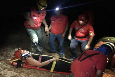 Ayağı kırılınca dağda mahsur kalan İskoç kadını AKUT kurtardı