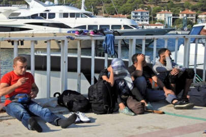 Ölüm yolculuğuna çıkan 60 göçmen yakalandı