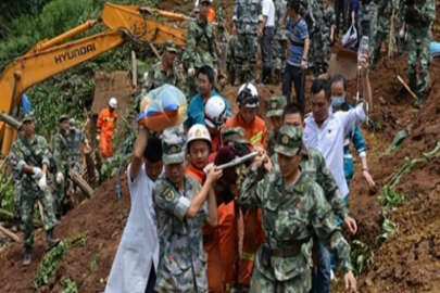 Çin’de heyelan: 23 ölü