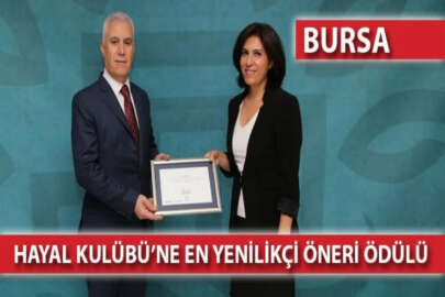 Hasiye Yiğitbay’ın “Hayal Kulübü” ‘En Yenilikçi Öneri’ ödülü aldı!