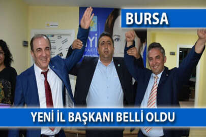 İYİ Parti'nin Bursa'daki yeni İl Başkanı belli oldu