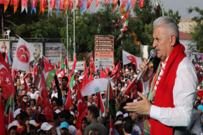 Başbakan Diyarbakır'dan tepki gösterdi: 'Vicdansız zorbalar yuh olsun size'
