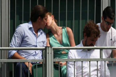 Wimbledon'da aşka geldiler