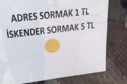 Bursa'da adres sormak 1, İskender 5 tl