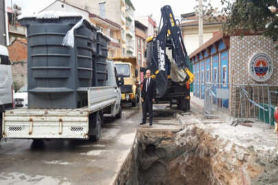Gemlik'te yeraltı çöp konteynerleri yaygınlaşıyor