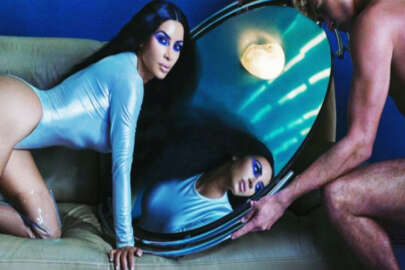 Kim Kardashian, bu kez kendi markası için soyundu