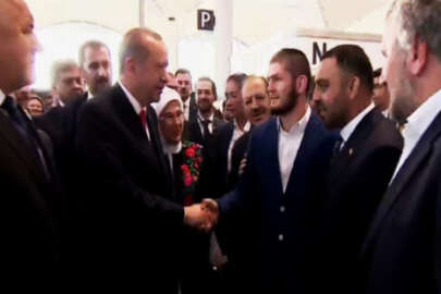 Khabib Nurmagomedov, Erdoğan'la buluştu