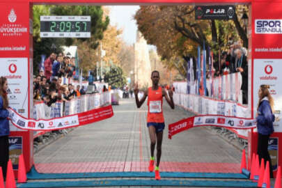 Vodafone İstanbul Maratonu'nun birincileri belli oldu