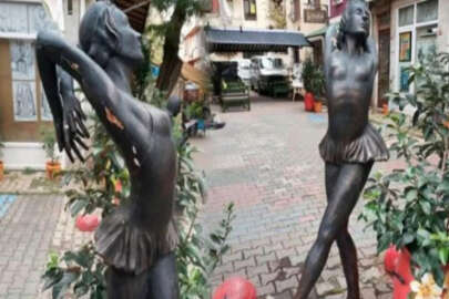 Türkiye'nin ilk balerininin heykeline tecavüz girişimi