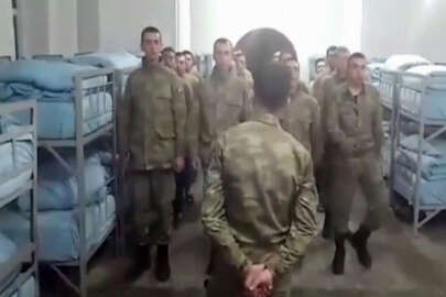 Tartışma yaratan görüntü! Acemi erlere MHP'li Fatih Bucak için selam göndertti