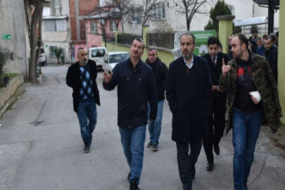 Alinur Aktaş mahalle mahalle geziyor