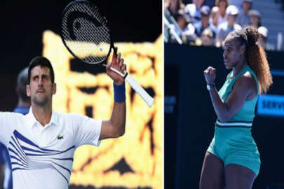 Djokovic ve Serena Williams dördüncü turda...