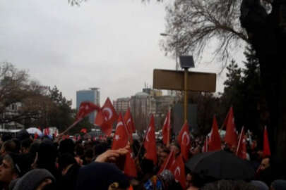 EYT'liler Ankara'da gövde gösterisi yaptı