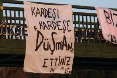 Bursasporlu taraftarlardan pankartlı tepki