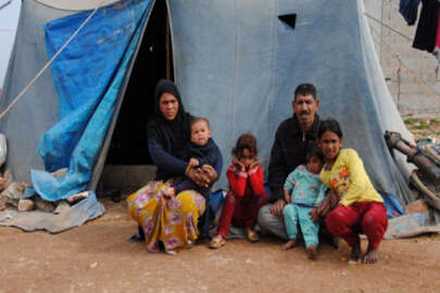 Suriyeli ailenin çadırda zor yaşamı