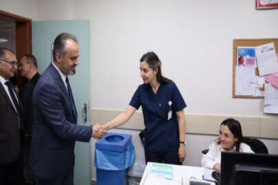 Bursa'da doktorlara bayram ziyareti