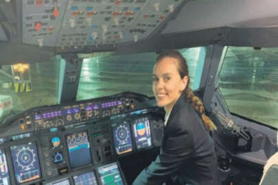 Dev uçağın ilk Türk kadın pilotu