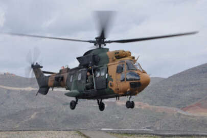 Oy pusulaları askeri helikopterle taşındı