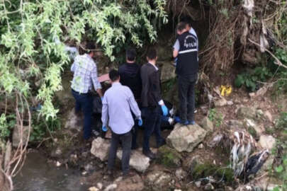 Bursa'da dere yatağında ceset bulundu