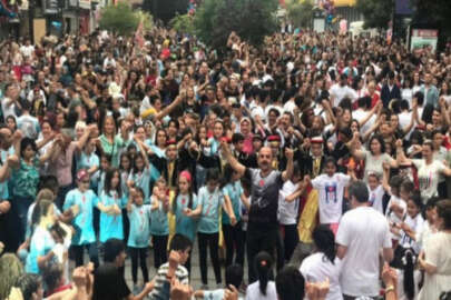 Edirne'de binlerce kişi "Atabarı" oynadı