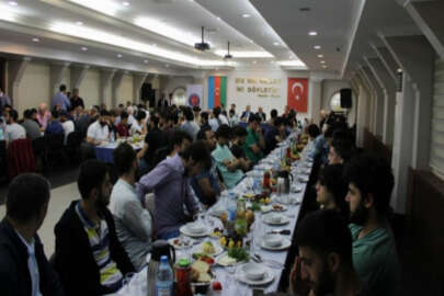 Türk Kızılayı Azerbaycan'da iftar programı düzenledi