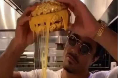 Nusret'in altın kaplama hamburgeri olay oldu