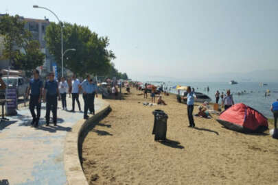 Bursa sahilleri gözaltında