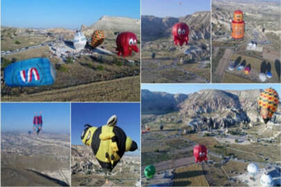 Kapadokya'da 'figürlü balon' festivali