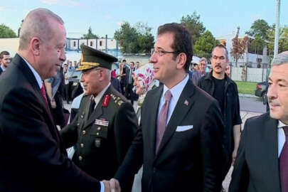 Erdoğan'ı Atatürk Havalimanı'ndan İmamoğlu karşıladı