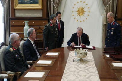 Erdoğan YAŞ kararlarını onayladı