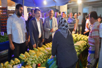 Başkan Oktay Yılmaz'dan 'pazar' ziyareti