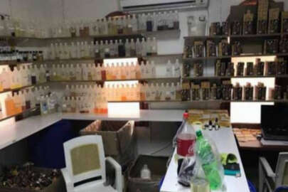 Ev değil imalathane! Elektronik sigara ve likit...