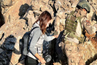 Nazlı Çelik Mehmetçik'le operasyonda