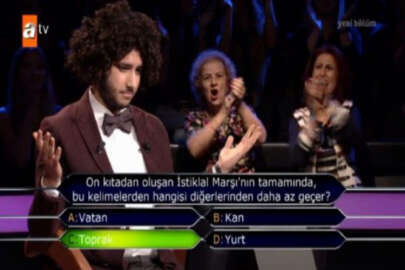 Arda Ayten 1 milyonluk soruyu bildi Instagram'da fenomen oldu